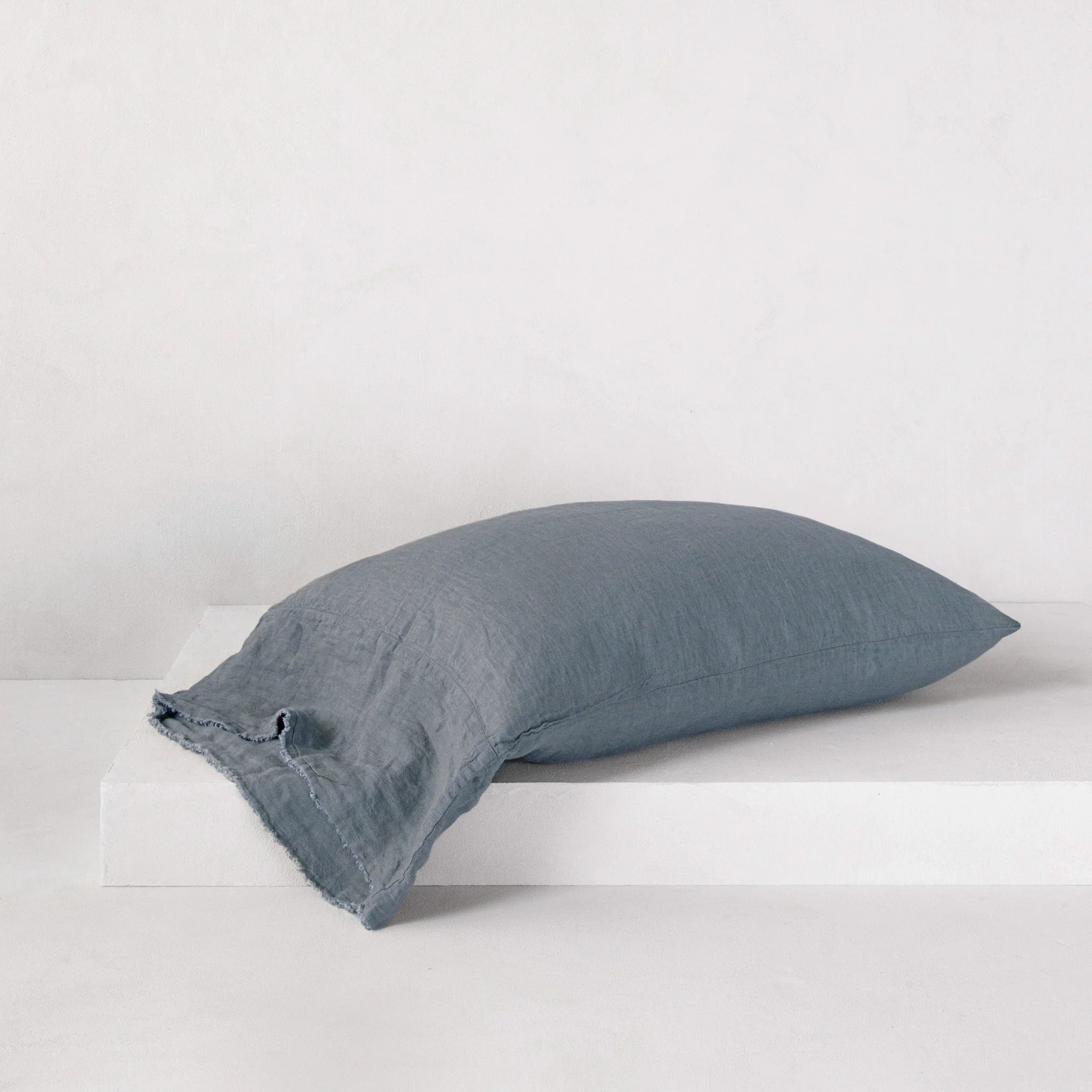 Long Linen Pillowcases | Cornflower Blue | Hale Mercantile Co.