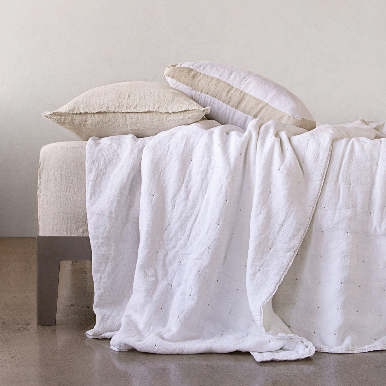 Linen Pillowcases | Sandy Color | Hale Mercantile Co.