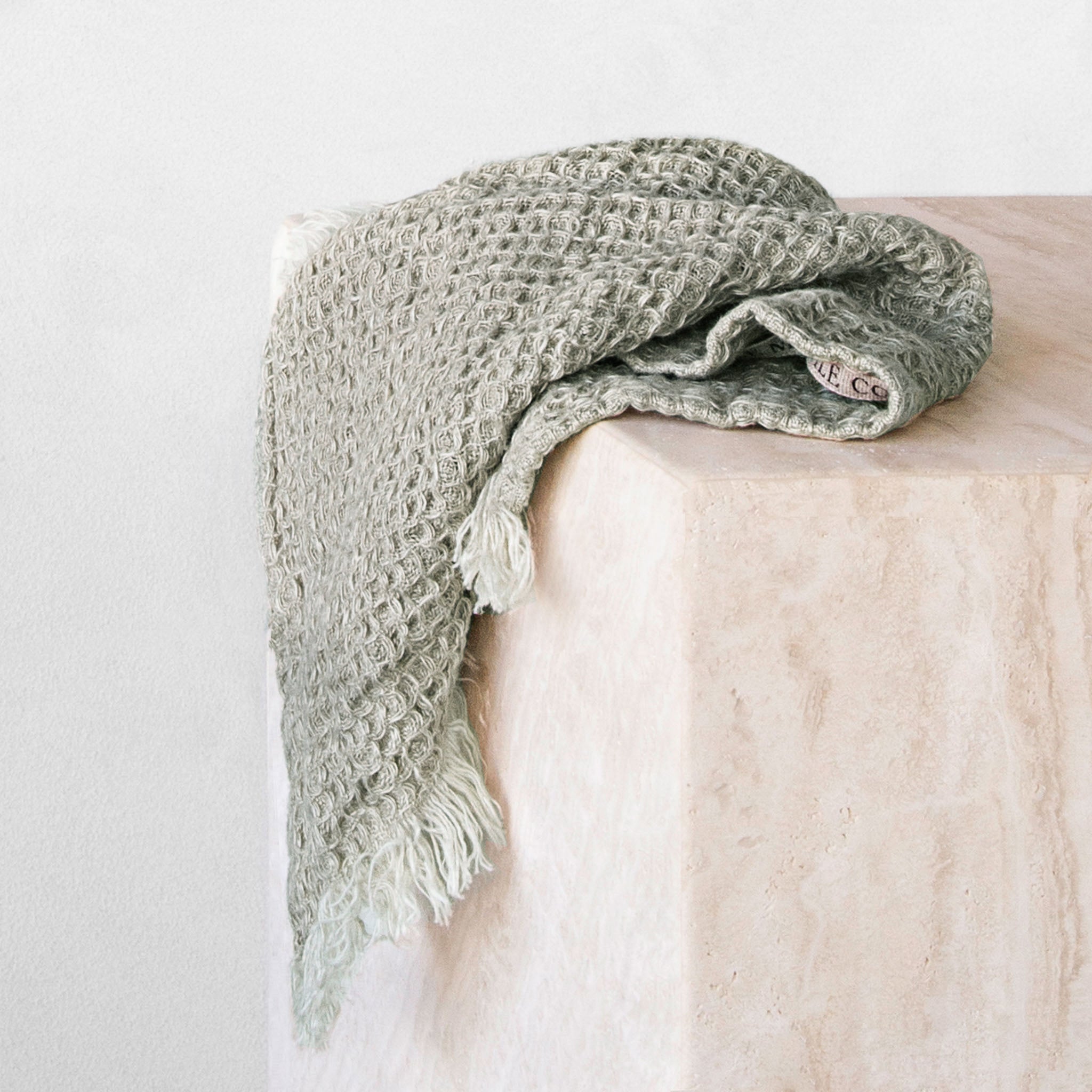 Linen Face Towel | Silvery Sage | Hale Mercantile Co.