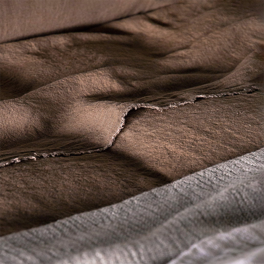 Linen Flat Sheet | Chocolate Brown | Hale Mercantile Co.