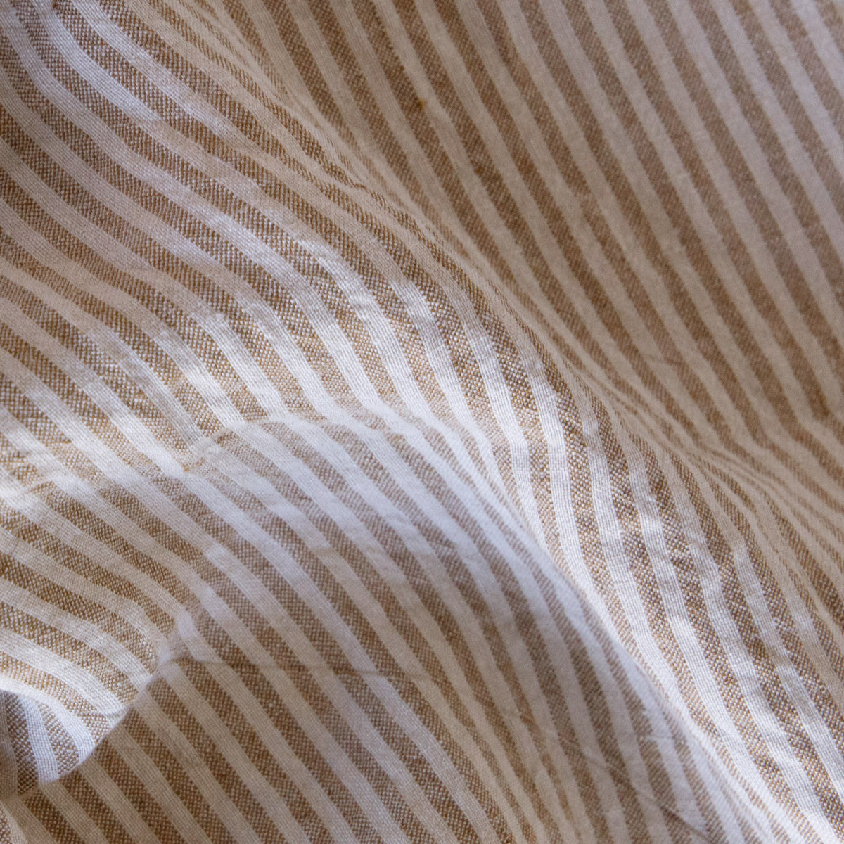 Brun/Sable Stripe Fabric Swatch