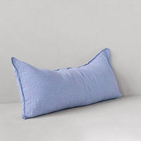 Flocca Linen Body Pillow - Azzura