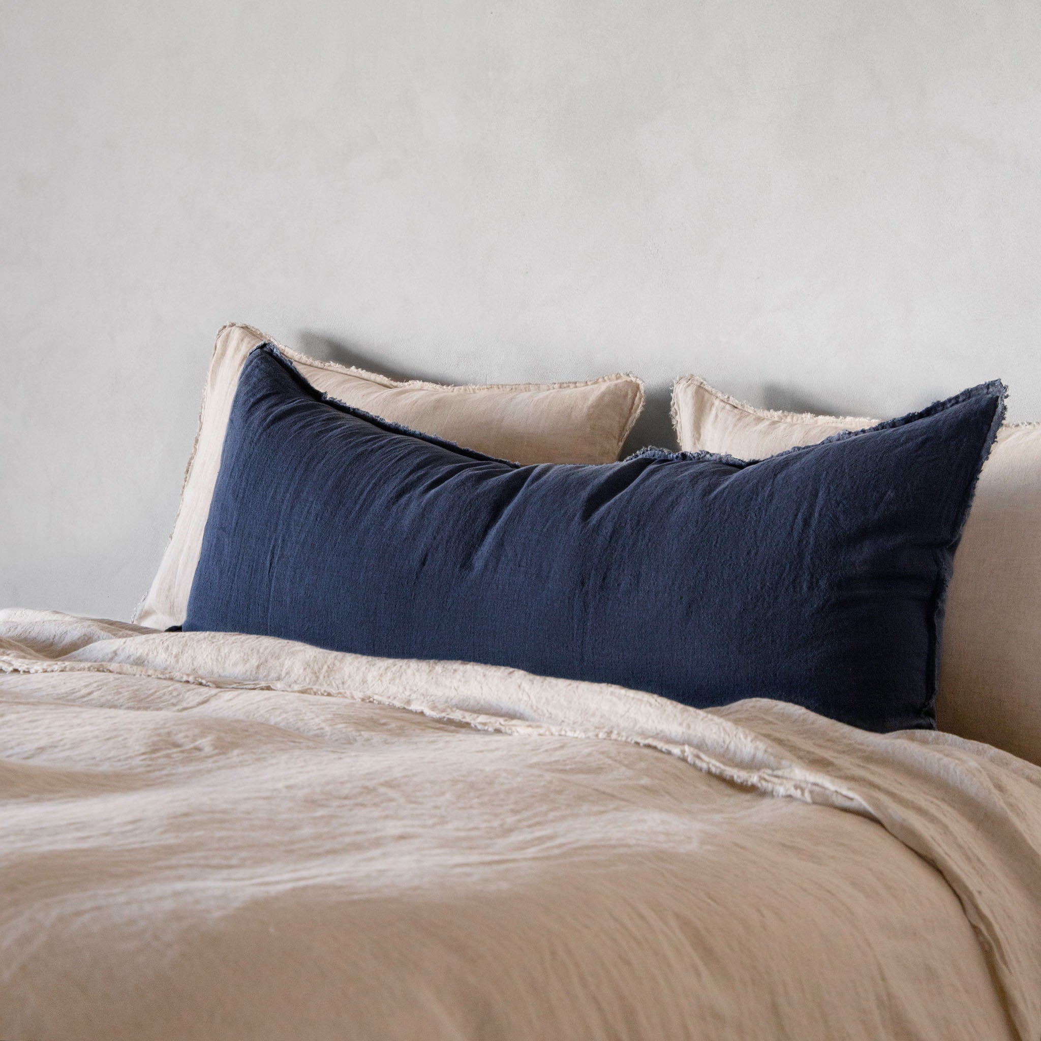 Long Body Pillow | Navy Blue | Hale Mercantile Co.