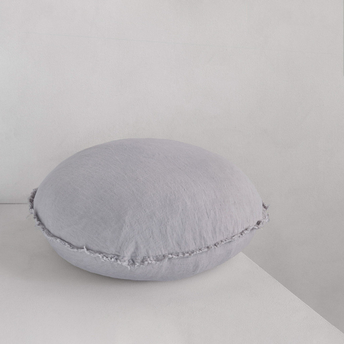 Flocca Macaron Linen Cushion - Fog