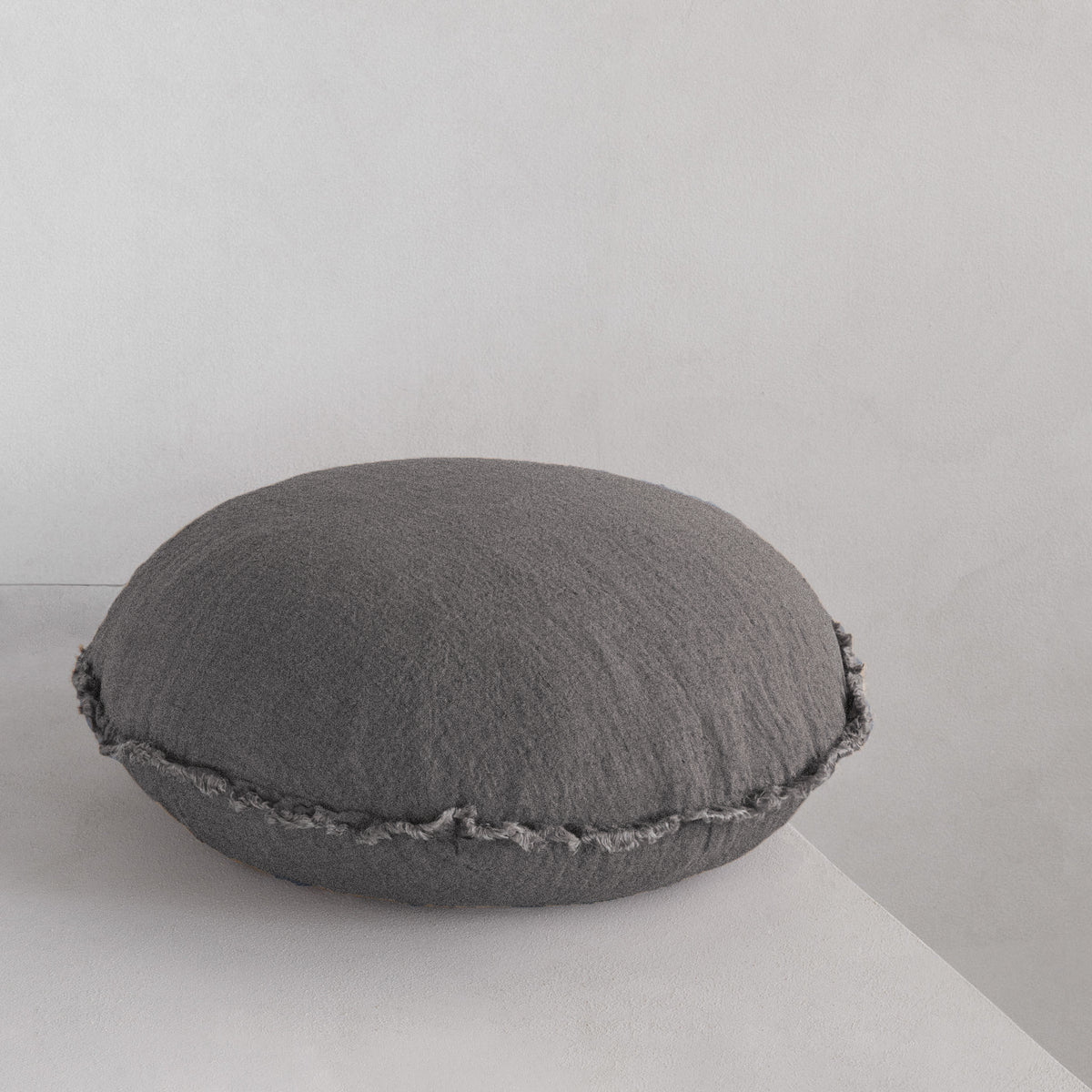 Flocca Macaron Linen Cushion - Nox (Cover Only)