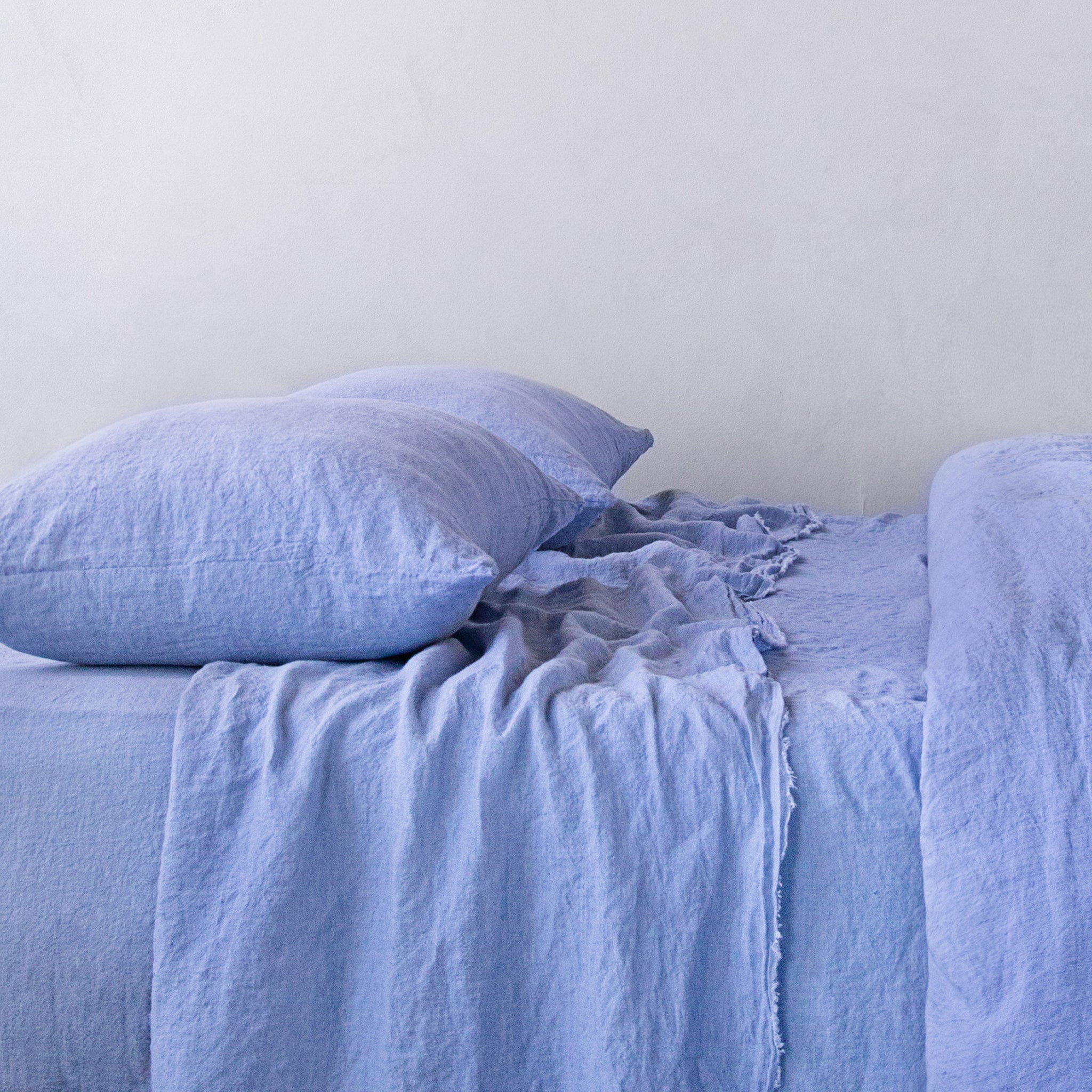 Basix Linen Pillowcase | Coastal Blue | Hale Mercantile Co.