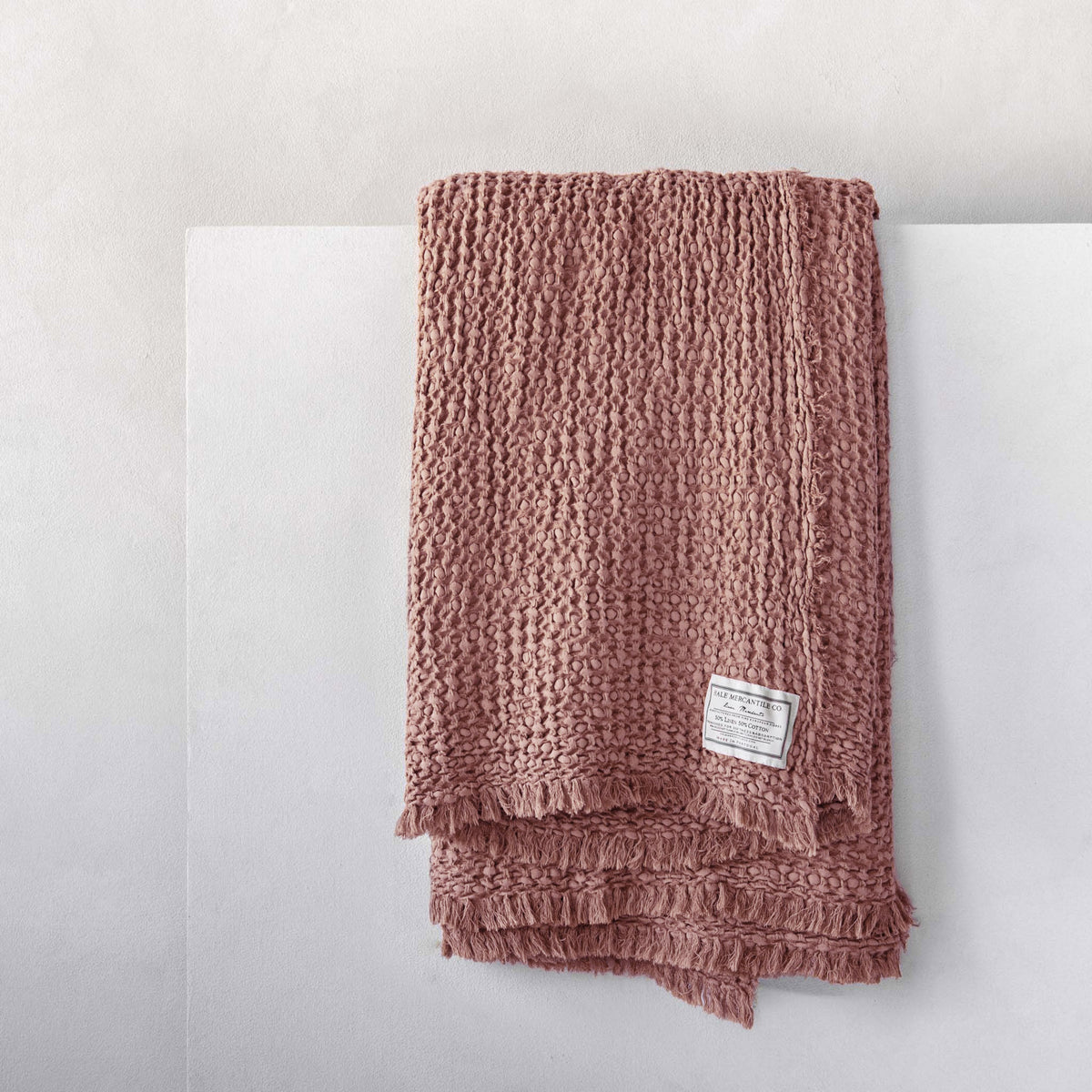 Flocca Linen Blanket - Rosa