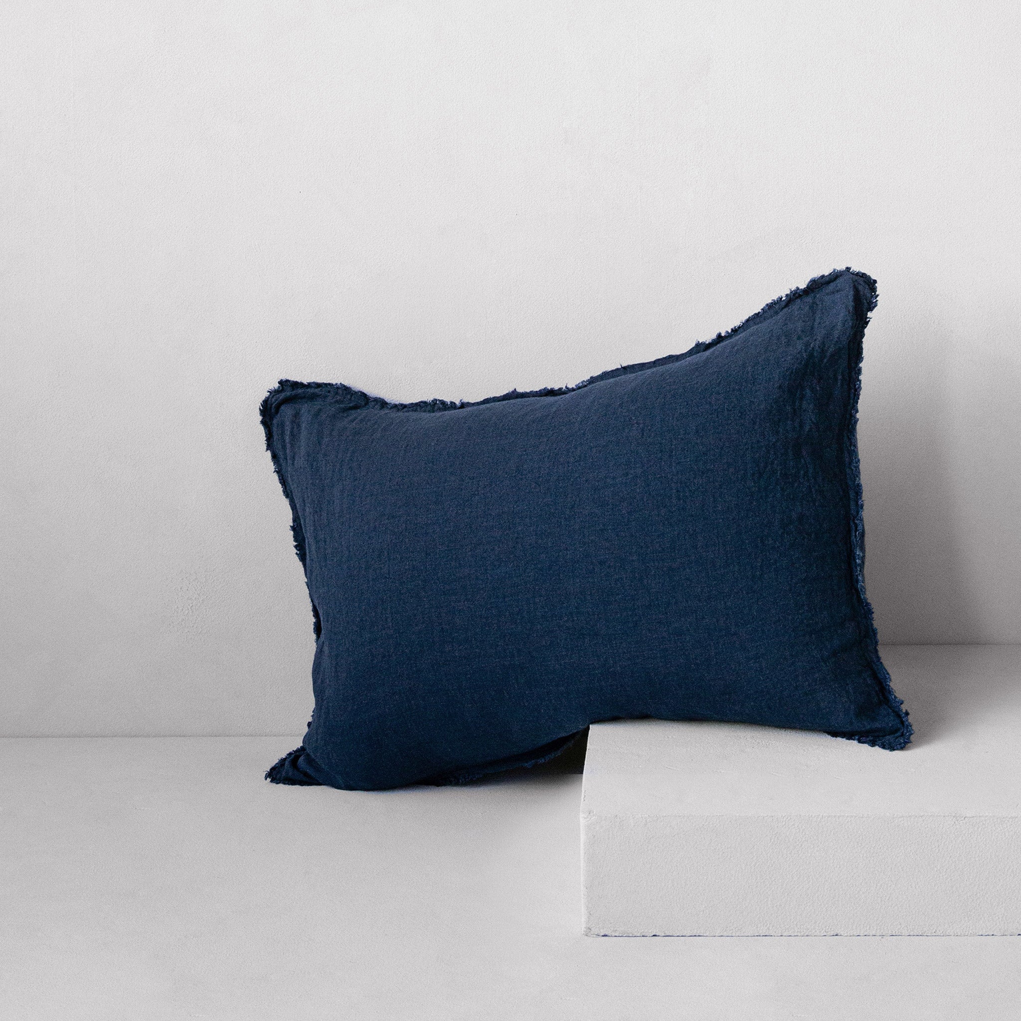 Linen Pillowcases | Navy Blue | Hale Mercantile Co.