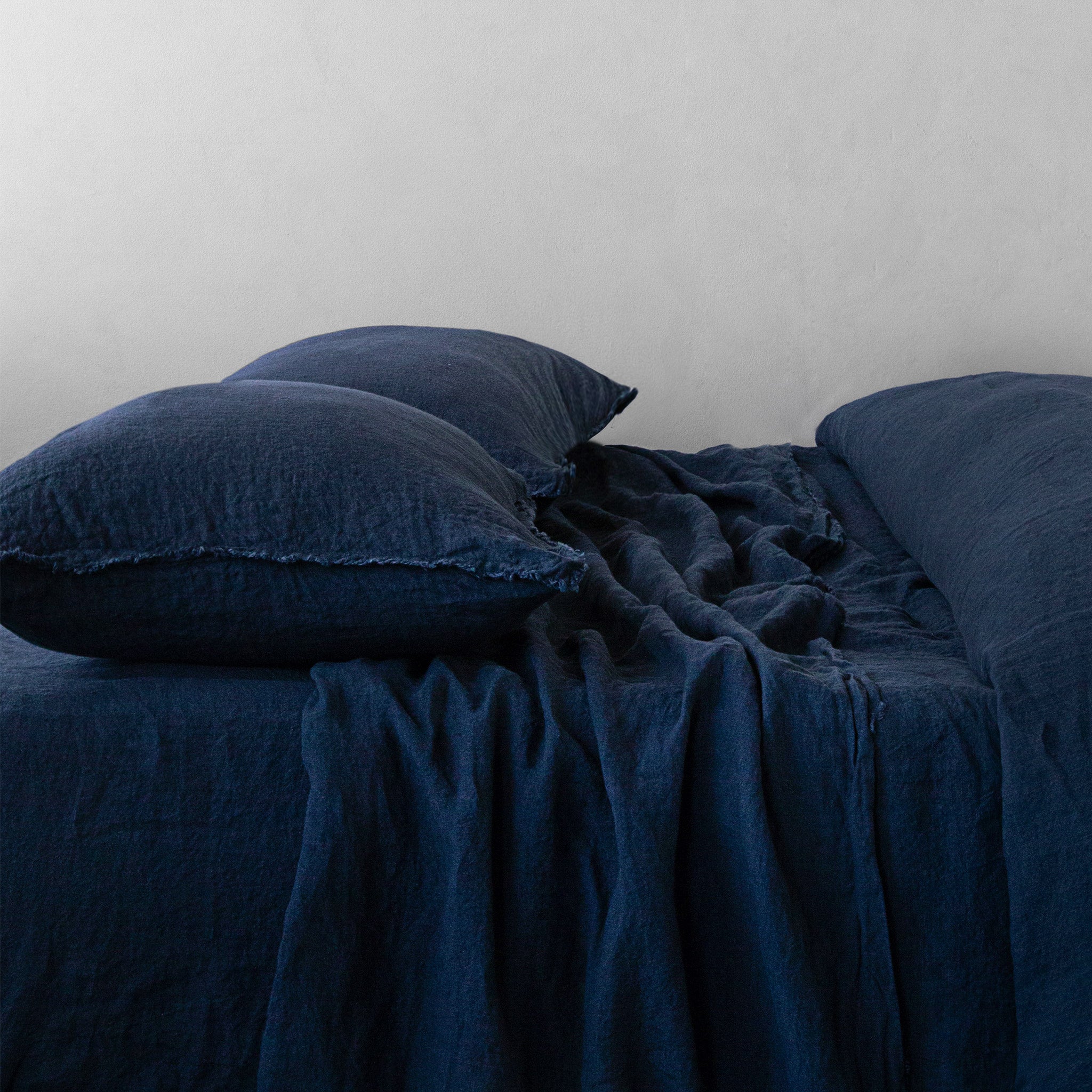 Linen Pillowcases | Navy Blue | Hale Mercantile Co.