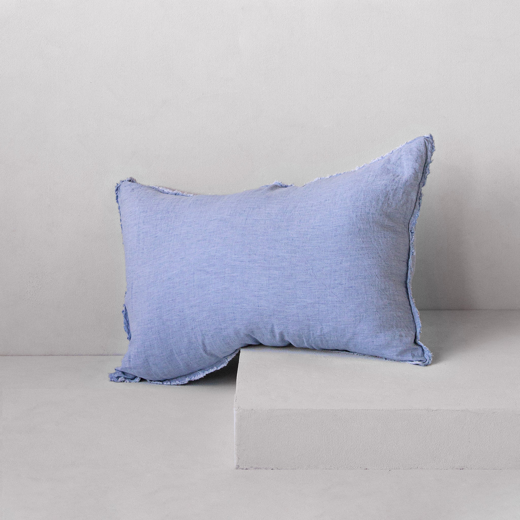 Linen Pillowcases | Coastal Blue | Hale Mercantile Co.