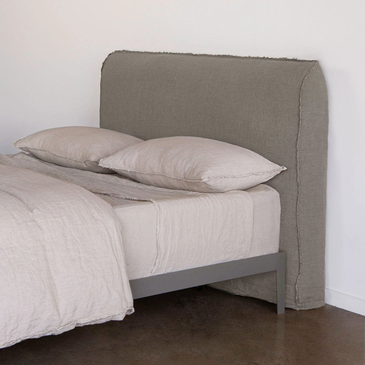 Flocca Linen Bedhead Short - Cep