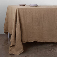 Flocca Linen Tablecloth - Brun