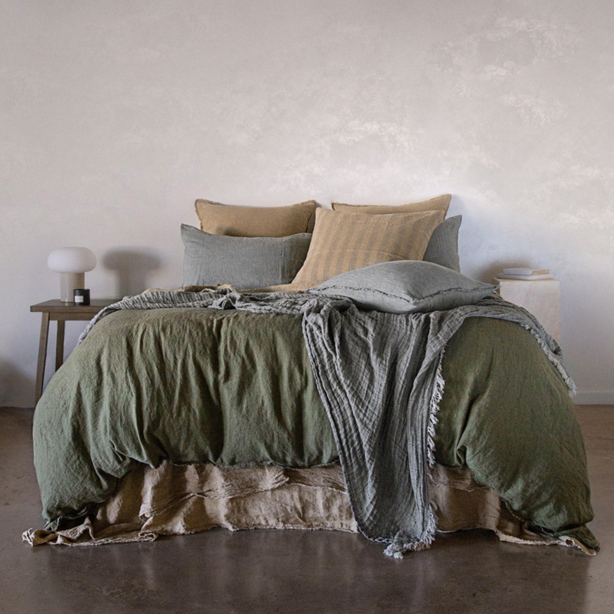 Linen Cushion & Cover | Mid Grey | Hale Mercantile Co.