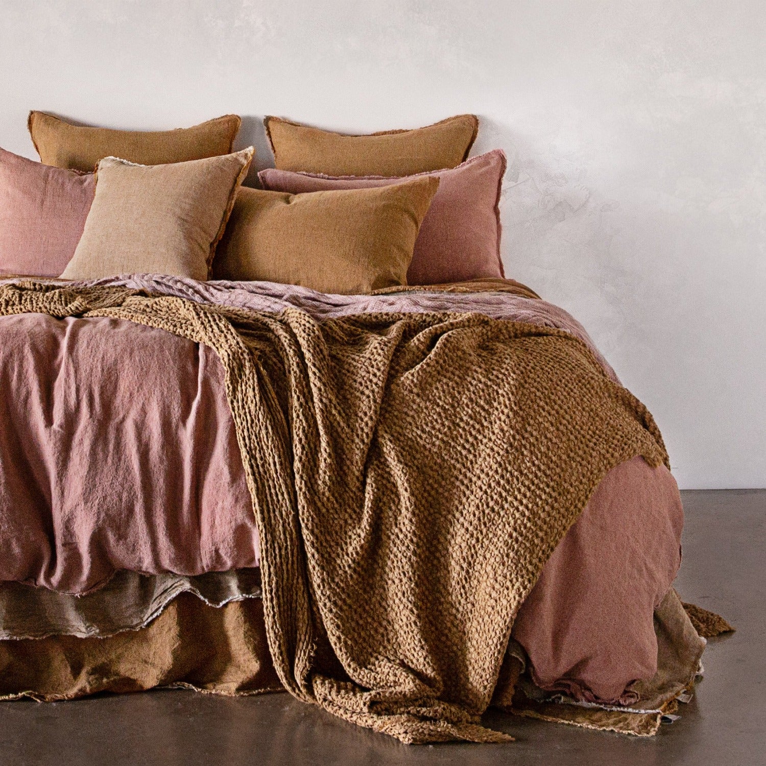 Basix Linen Pillowcase | Rust Tone | Hale Mercantile Co.