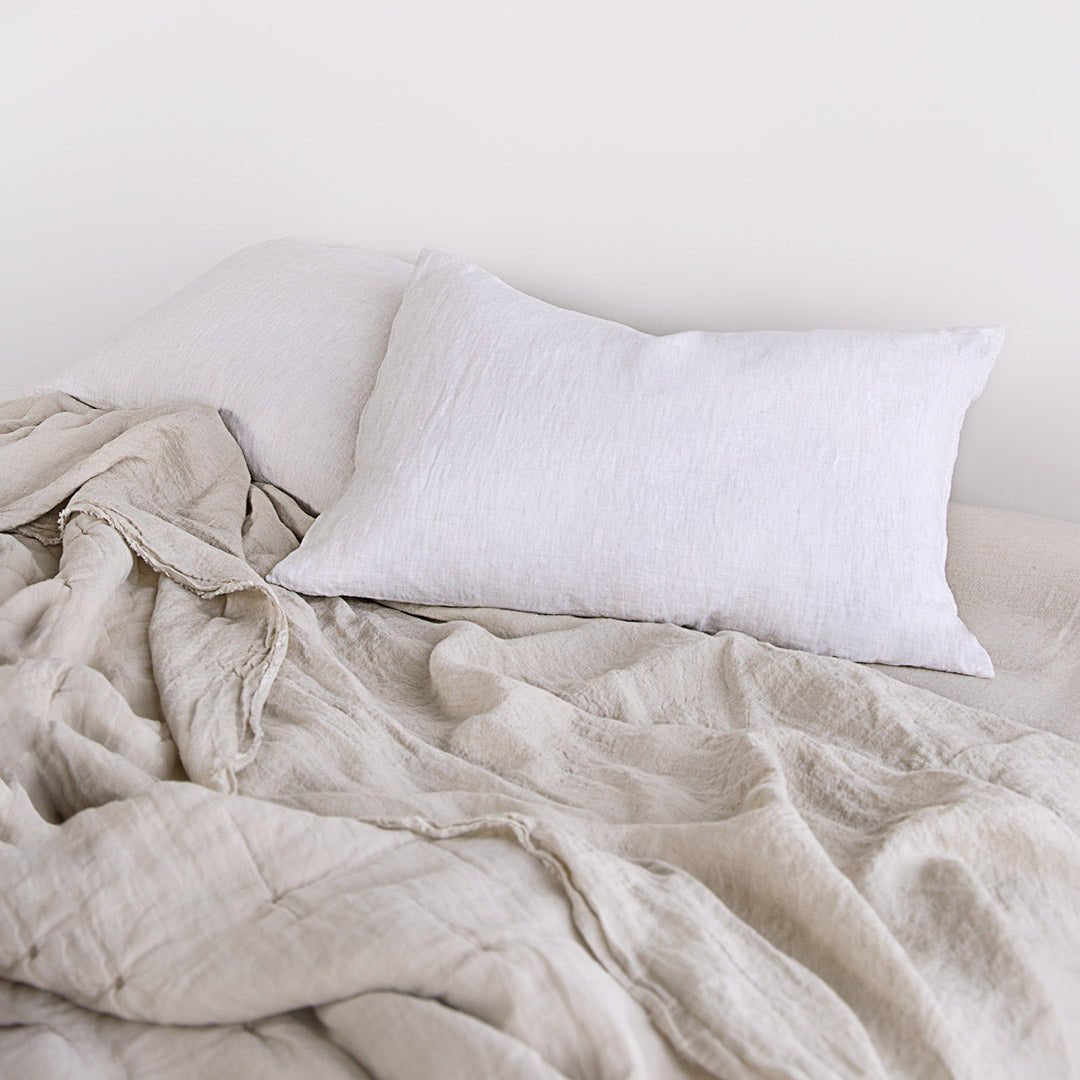 Basix Linen Pillowcase | Pale Stone | Hale Mercantile Co.