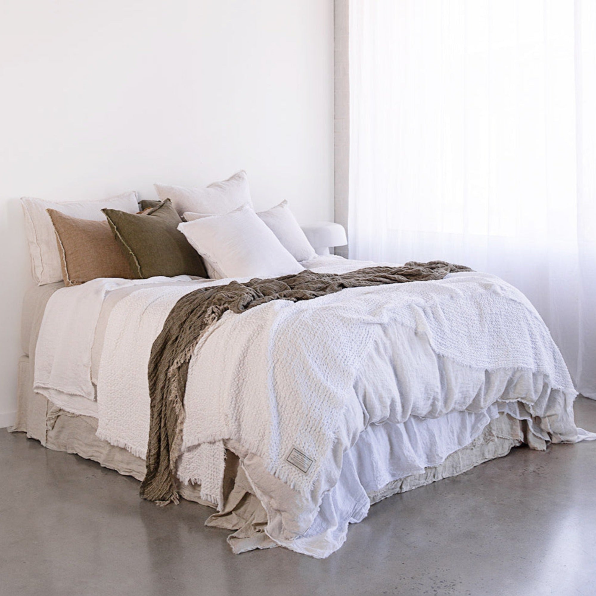 Linen Cushion & Cover | Antique White | Hale Mercantile Co.