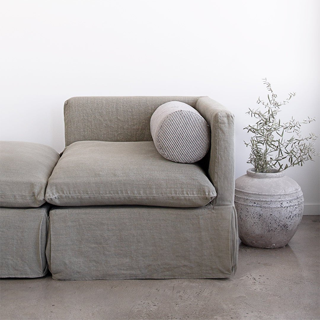 Linen Sofa | Silvery Sage | Hale Mercantile Co.