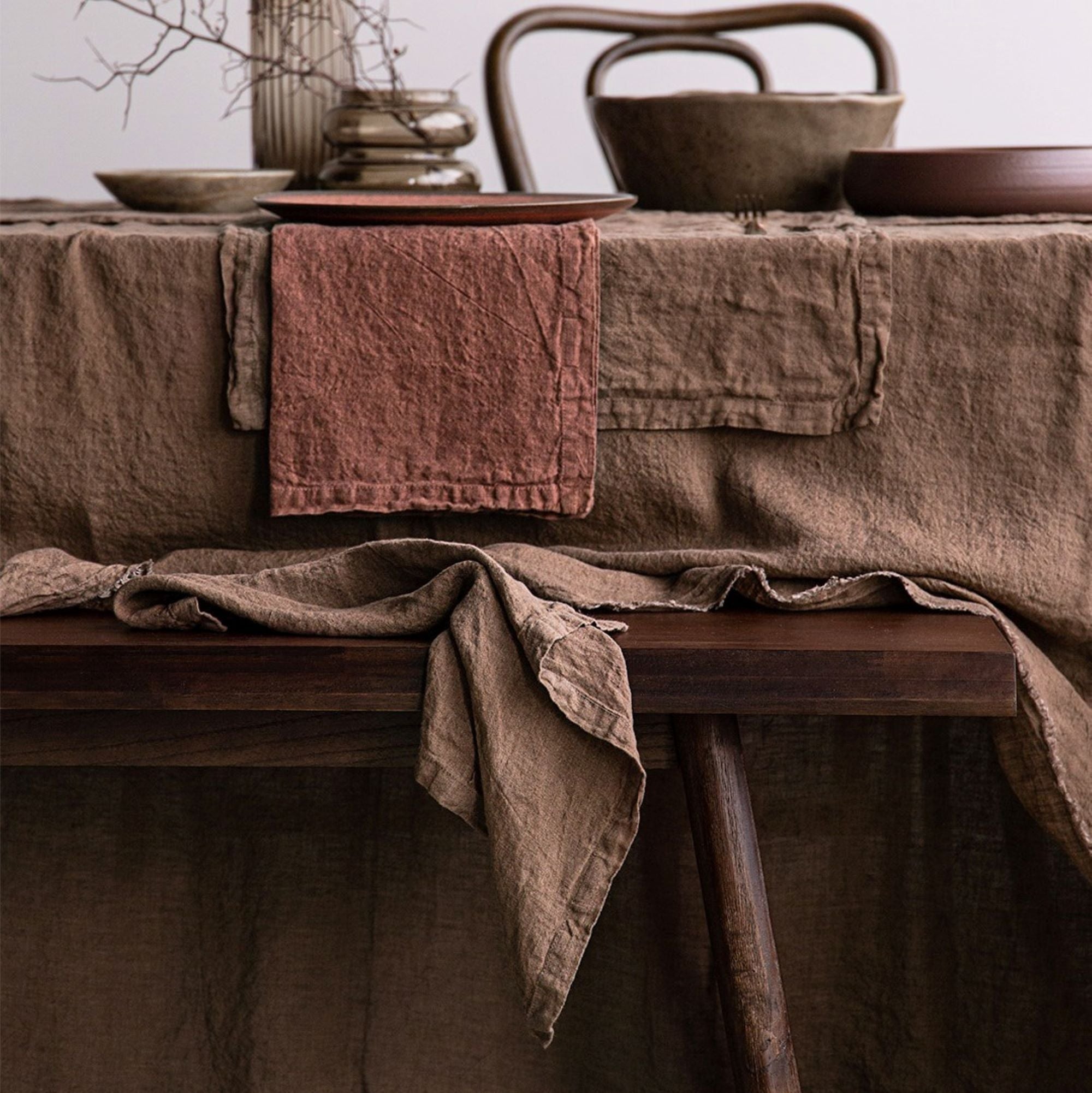 Linen Napkins | Muted Mulberry  | Hale Mercantile Co.