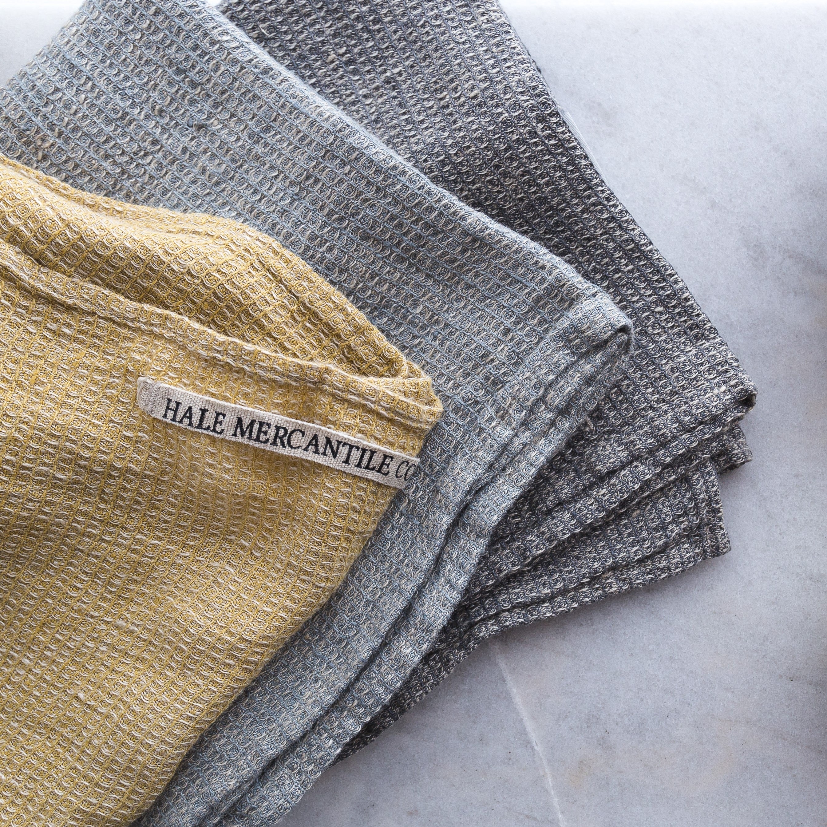 Linen Tea Towels | Muted Gold | Hale Mercantile Co.
