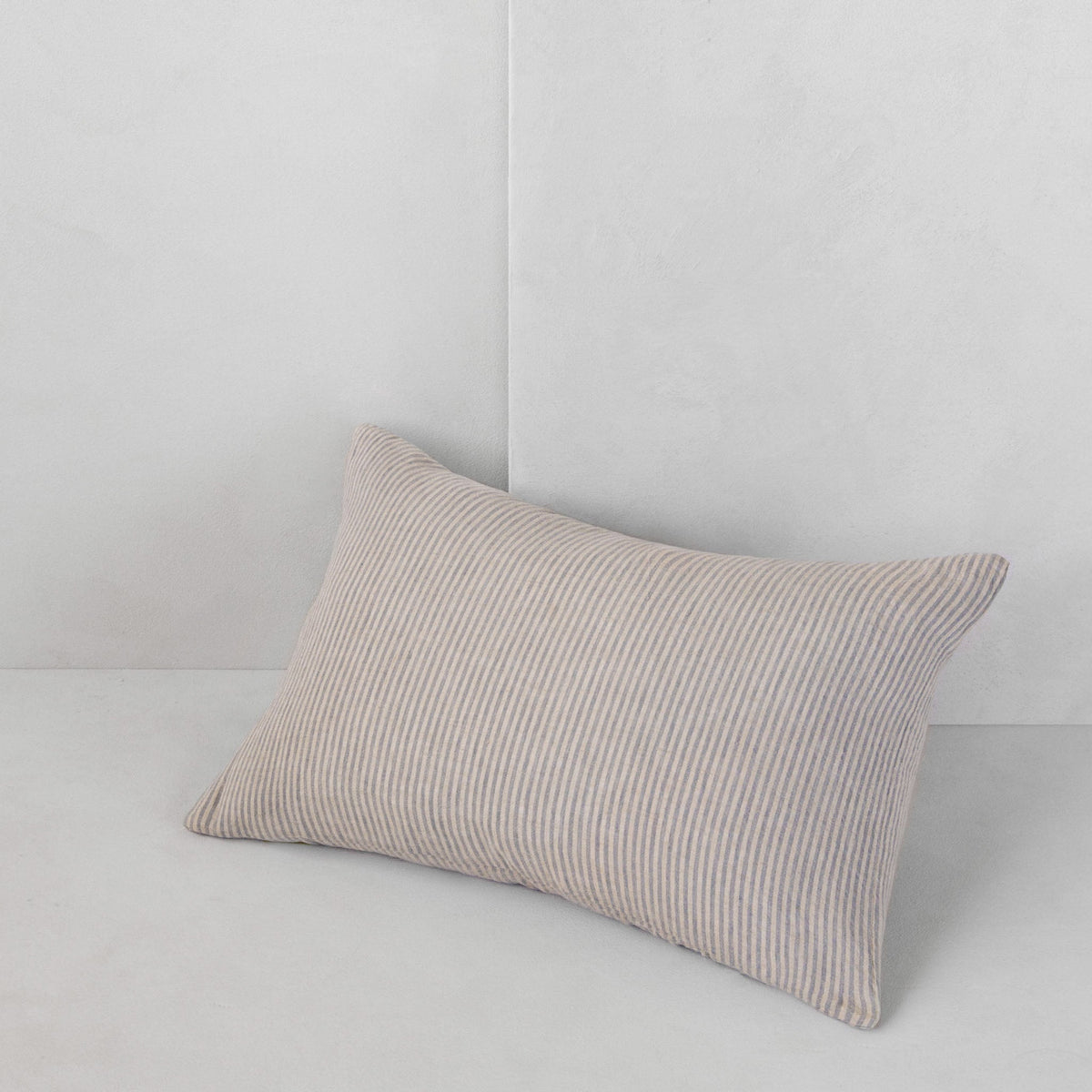 Basix Stripe Linen Cushion - Roy/Sable