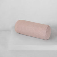 Basix Linen Bolster Cushion - Rosa/Floss