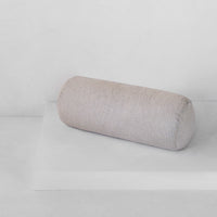 Basix Linen Bolster Cushion - Roy/Sable