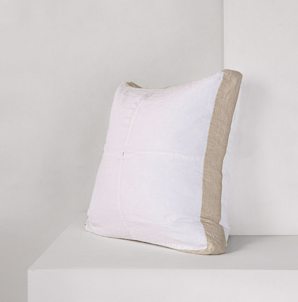 Basix Linen Panel Cushion - Ayrton/Sable