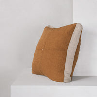 Basix Linen Panel Cushion - Russo/Sable