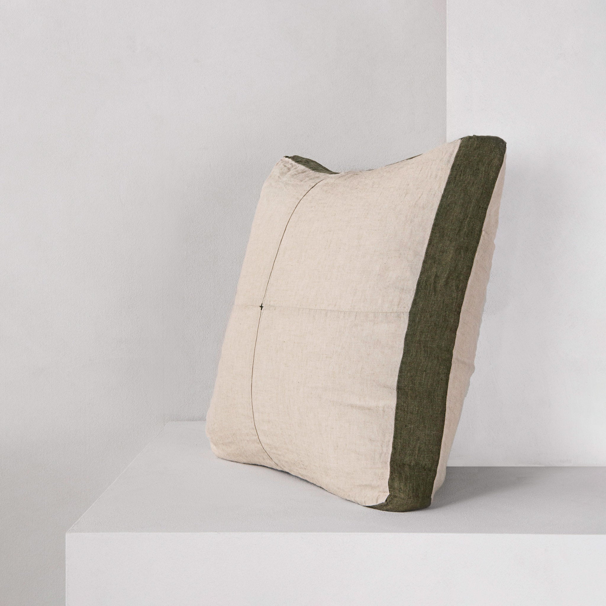 Linen Panel Cushions | Natural & Khaki | Hale Mercantile Co.