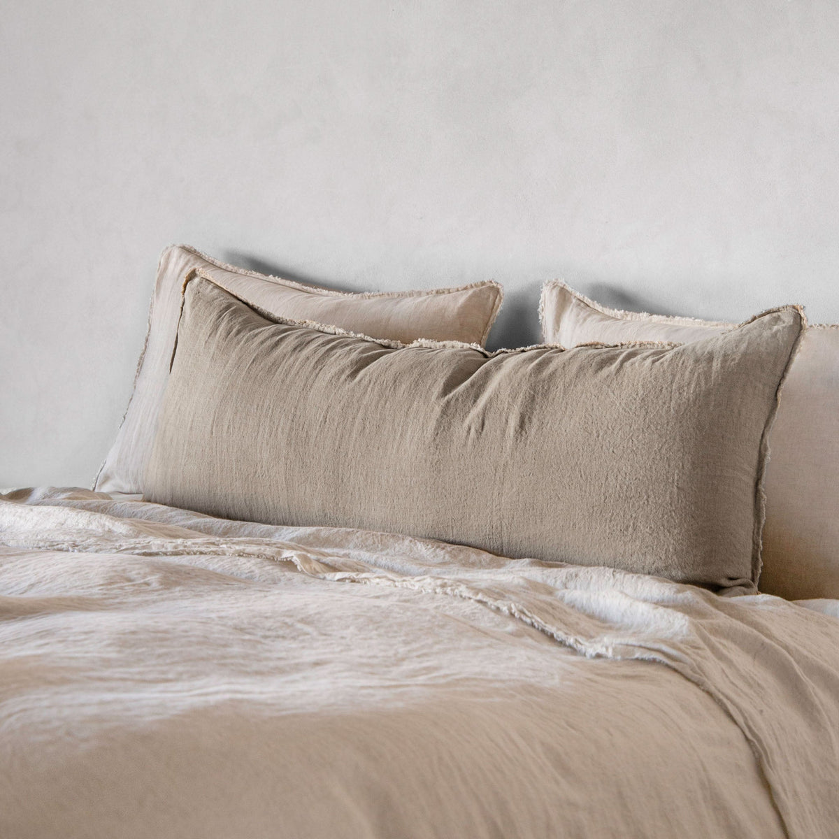 Flocca Linen Body Pillow - Cep