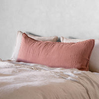 Flocca Linen Body Pillow - Rosa