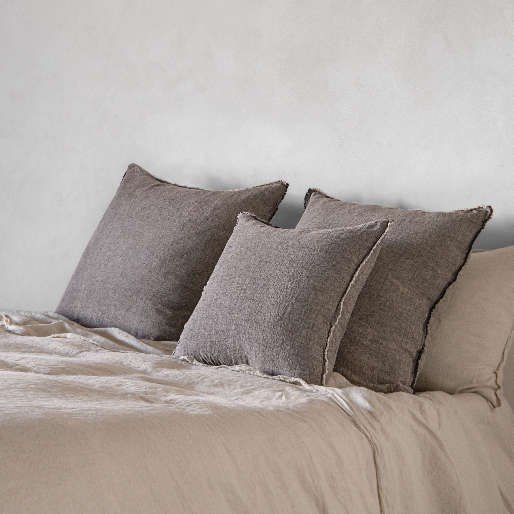 Linen Cushion & Cover | Muted Black | Hale Mercantile Co.