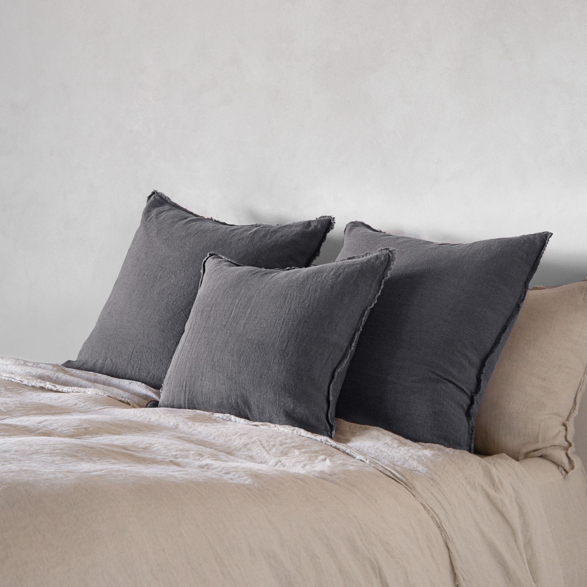 Linen Cushion & Cover | Charcoal Grey | Hale Mercantile Co.