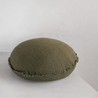 Flocca Macaron Linen Cushion - Armee