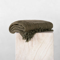 Flocca Linen Bath Towel - Armee
