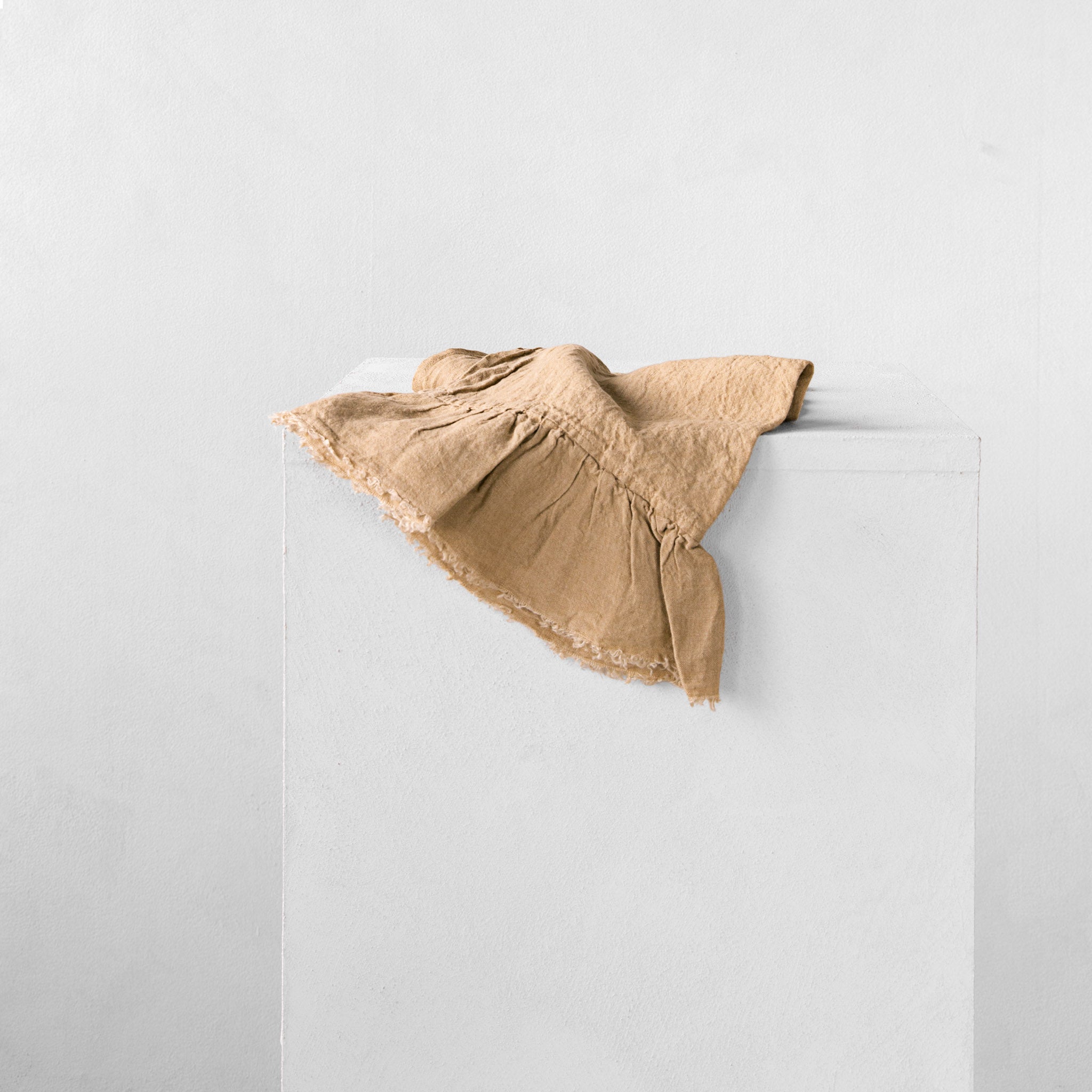 Linen Guest Towels | Caramel Tone | Hale Mercantile Co.