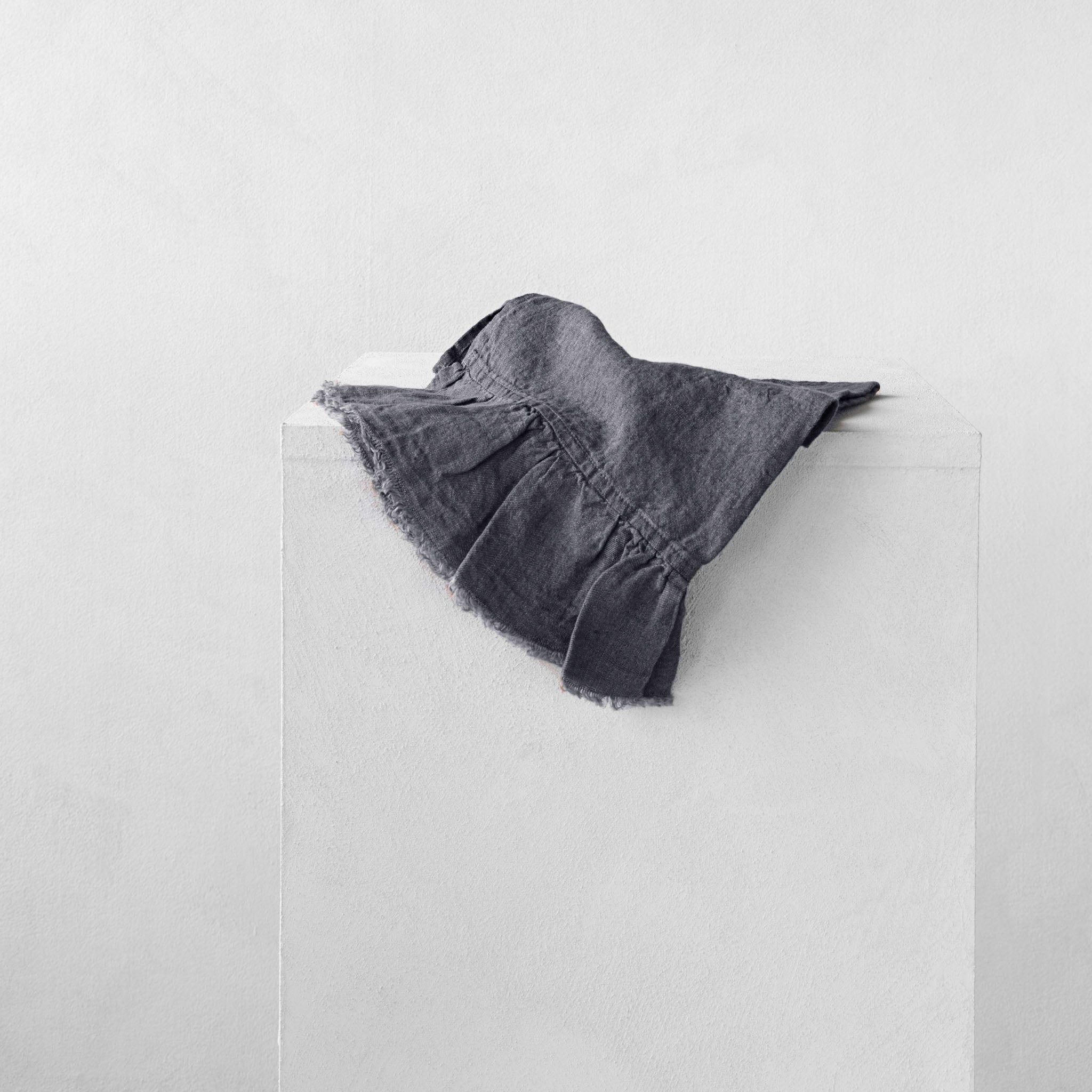 Linen Guest Towels | Charcoal Grey | Hale Mercantile Co.