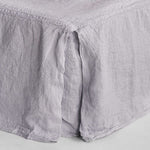 Basix Linen Bed Skirt/Valance - Fog