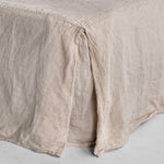 Basix Linen Bed Skirt/Valance - Sable
