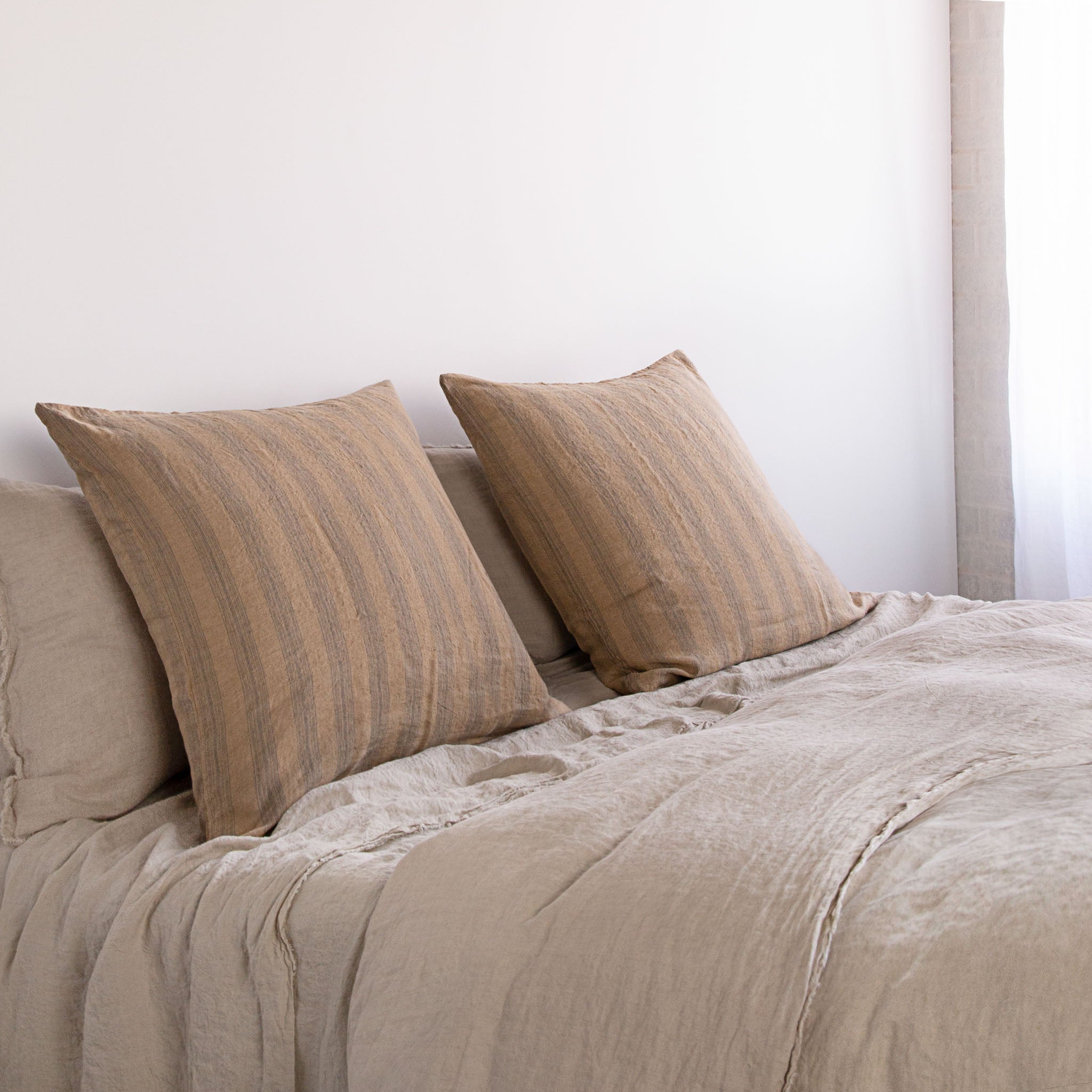 European Linen Pillowcases | Charcoal  | Hale Mercantile Co.