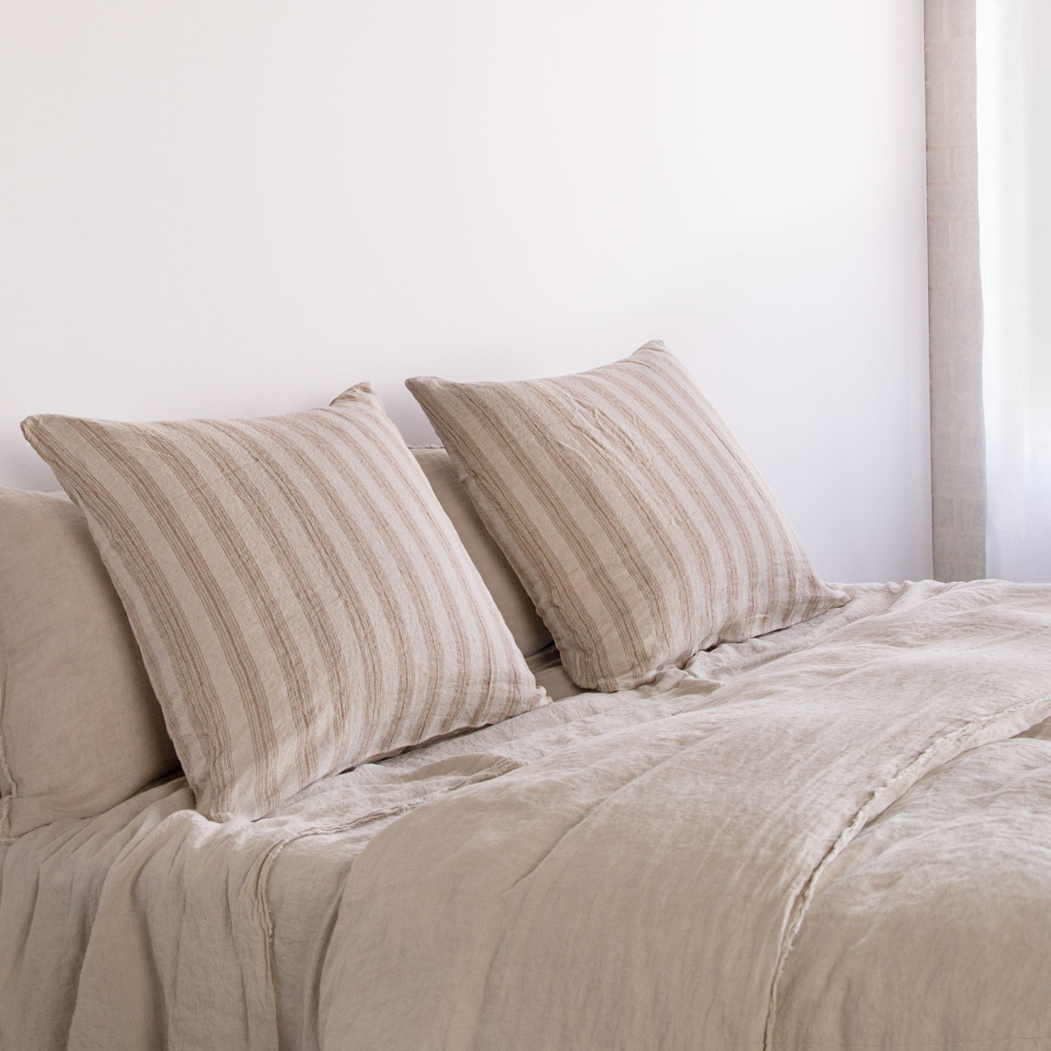 Powder Blue Linen Pillowcases – Foxtrot Home