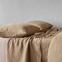 Basix Linen Pillowcase - Carmel