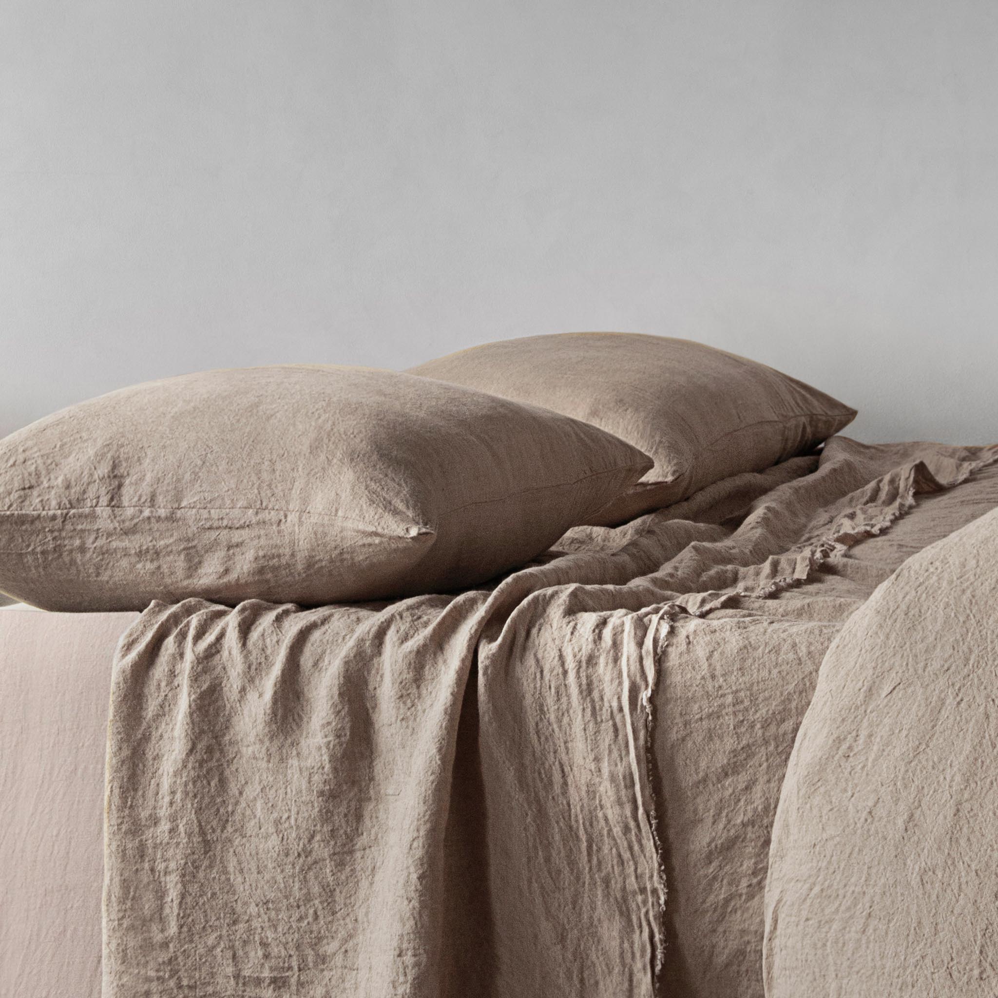 Basix Linen Pillowcase | Classic Taupe | Hale Mercantile Co.