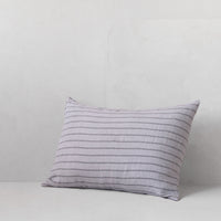 Basix Stripe Linen Pillowcase - Tempest/Fog