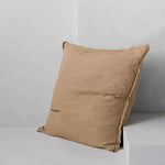 Flocca Linen Cushion - Carmel