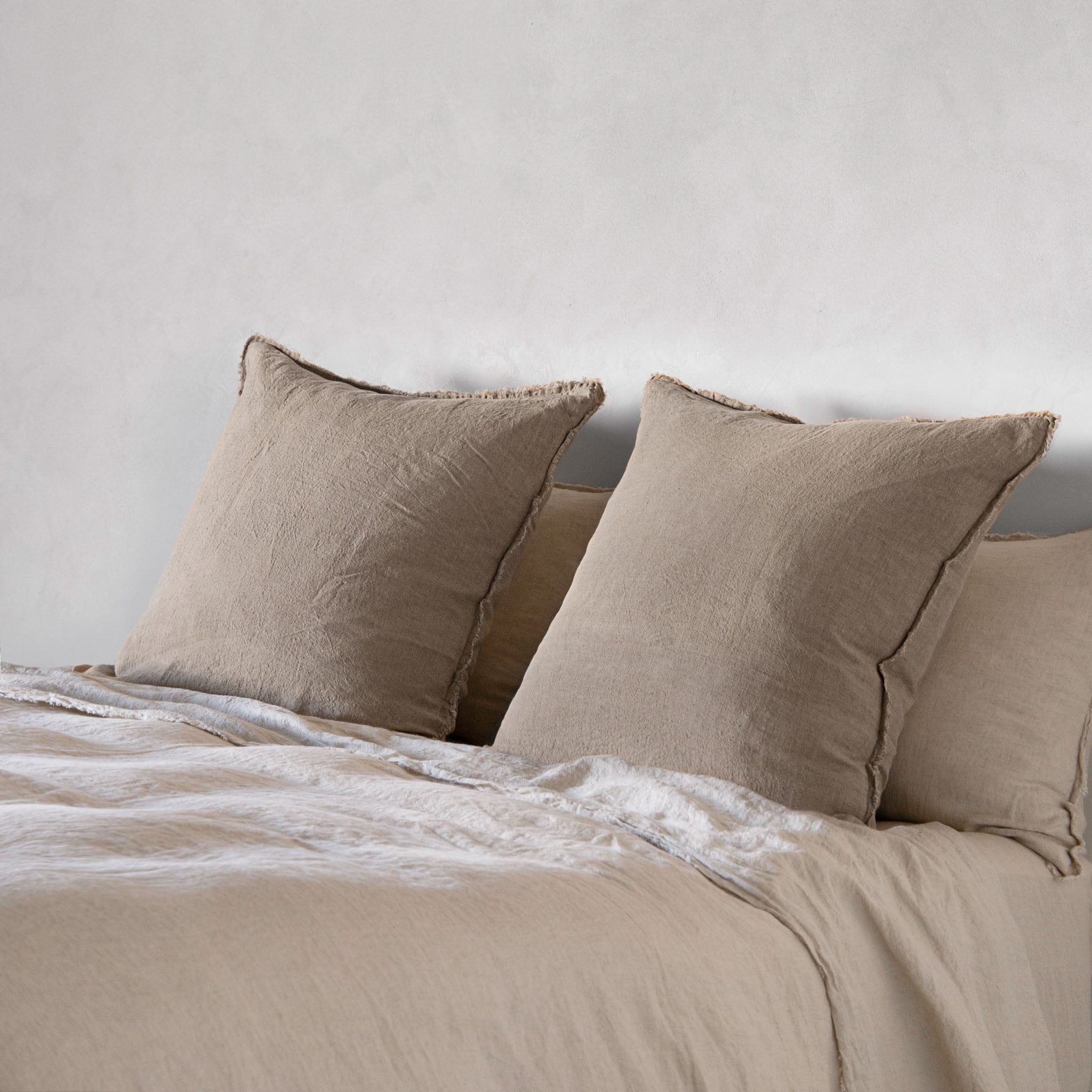 European Linen Pillowcases | Classic Taupe | Hale Mercantile Co.