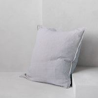 Flocca Linen Cushion - Fog