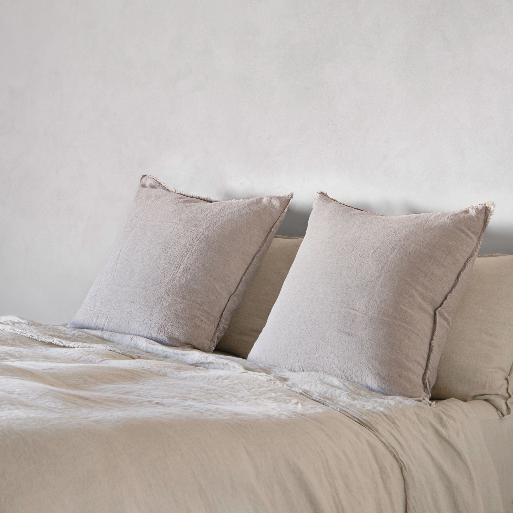 European Linen Pillowcases | Sandy Grey | Hale Mercantile Co.
