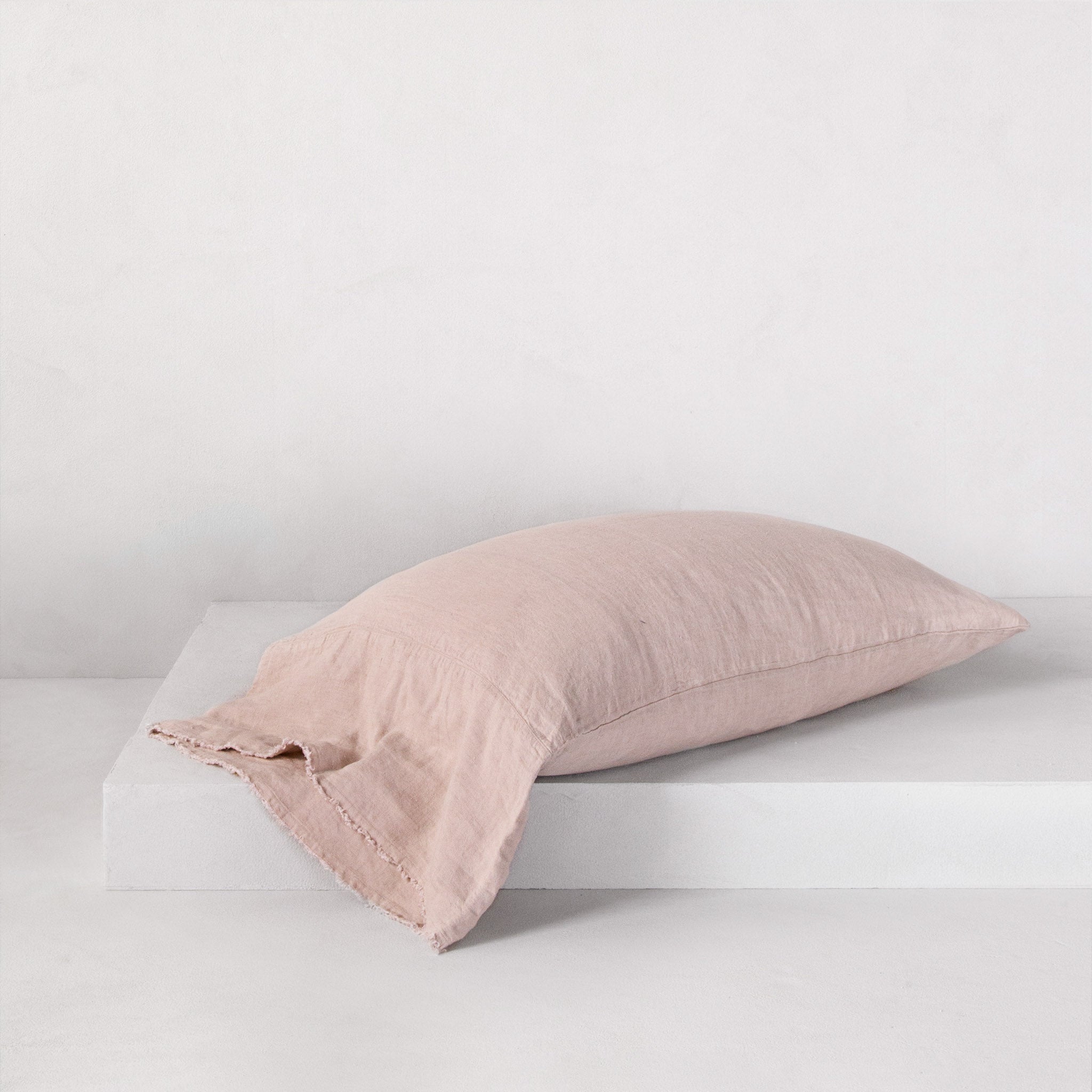 Long Linen Pillowcases | Earthy Pink | Hale Mercantile Co.