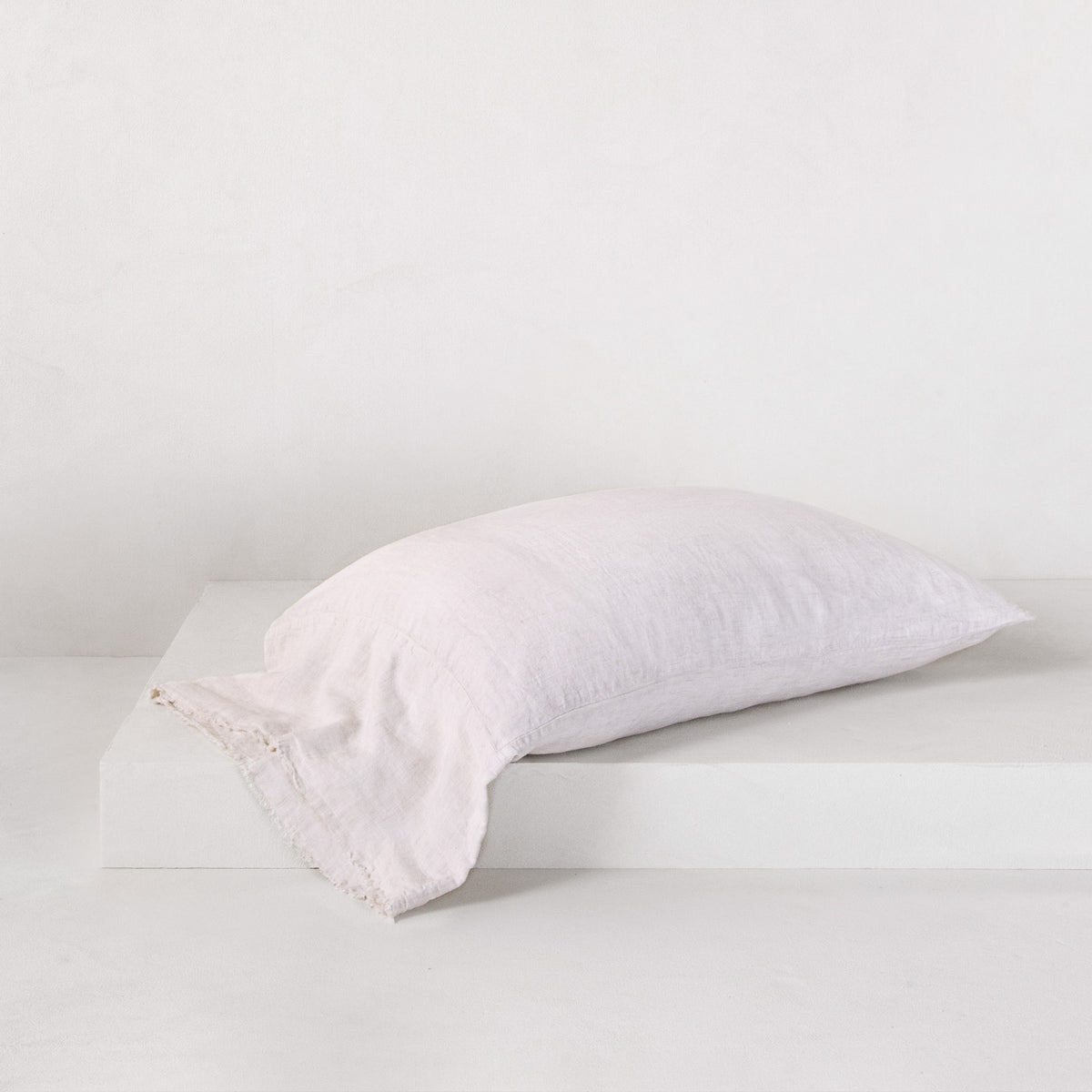 Flocca Long Linen Pillowcase - Petra
